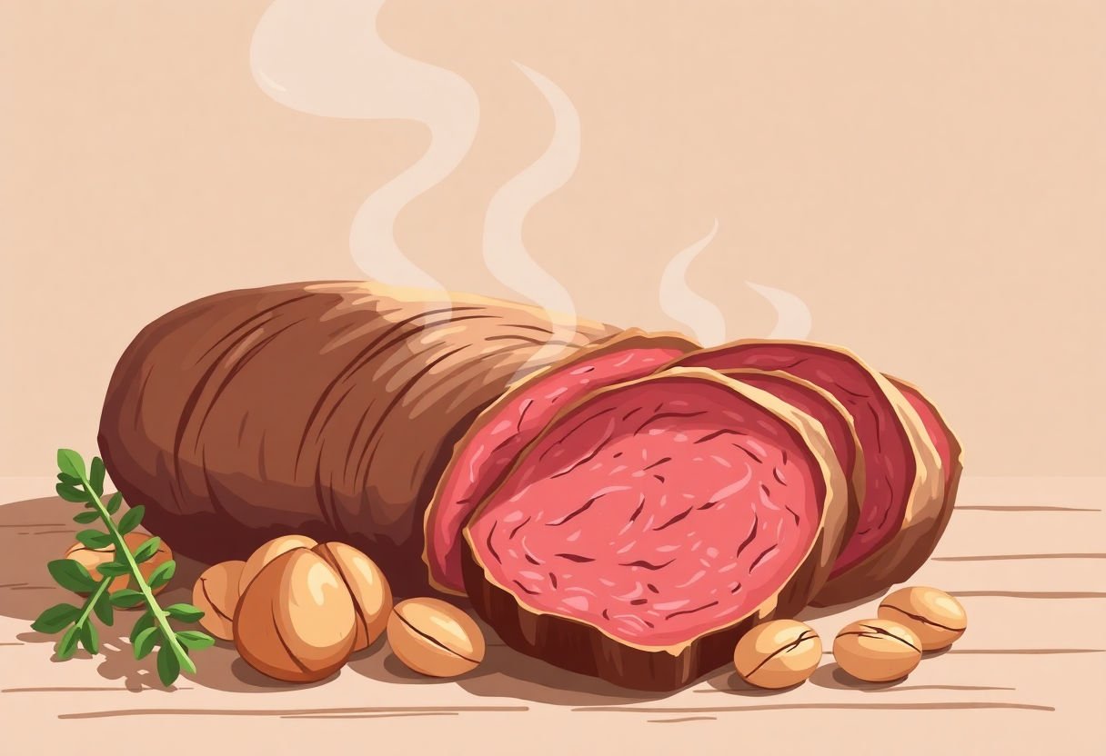 Noix grillées pour rosbeef