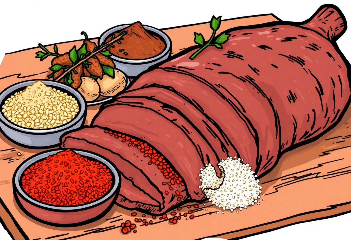 Assortiment d'épices pour rosbeef