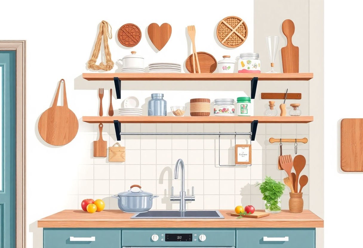 Accessoires muraux pour la cuisine