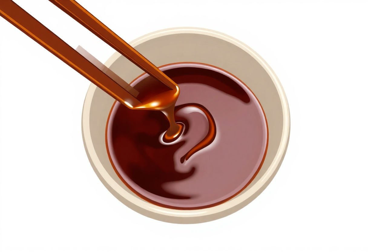 Sauce teriyaki dans un bol