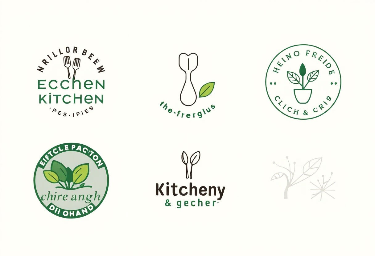 Logos des marques d’accessoires de cuisine éco-responsables.