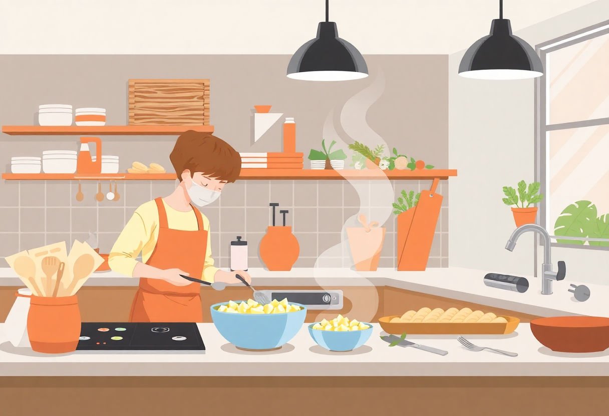 Tendances modernes en cuisine