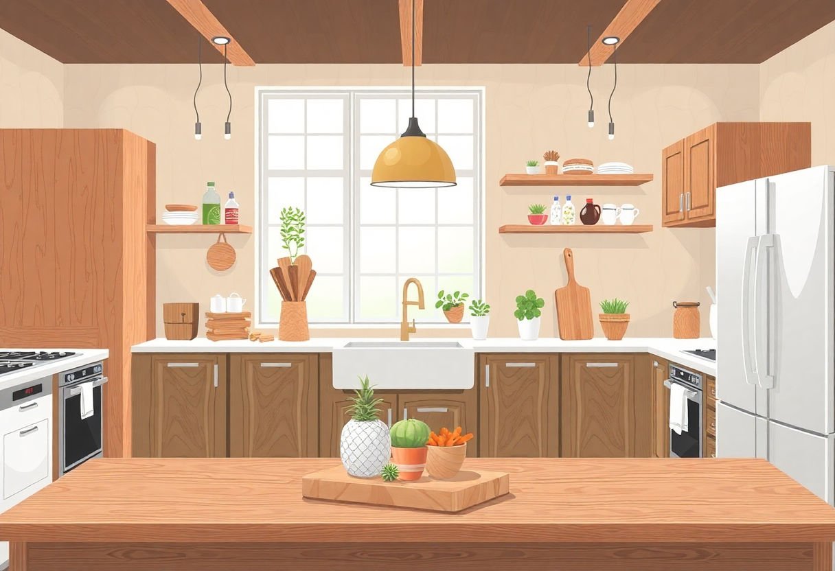 Types de bois pour accessoires de cuisine