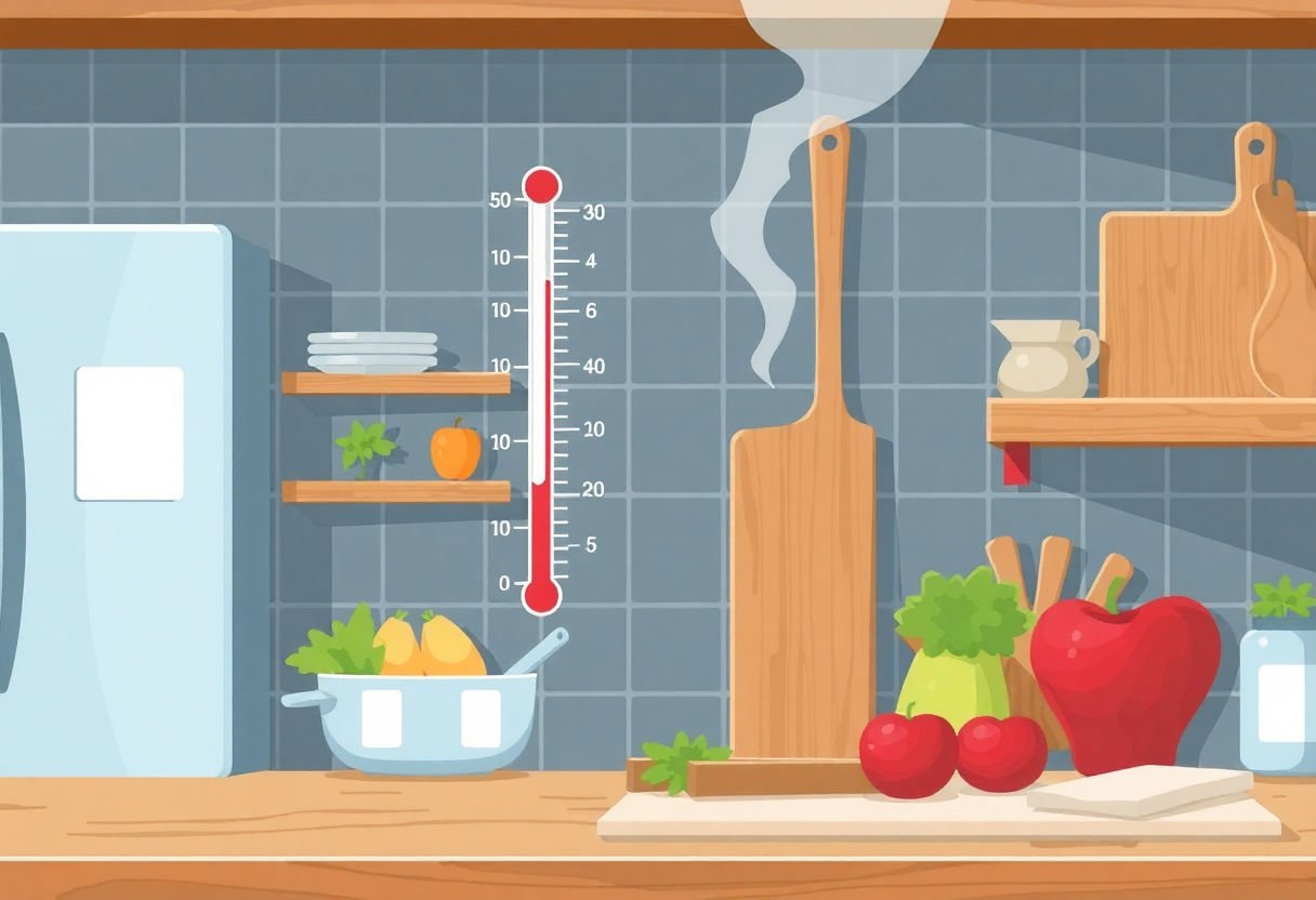 Thermomètre de cuisine pour contrôler la température
