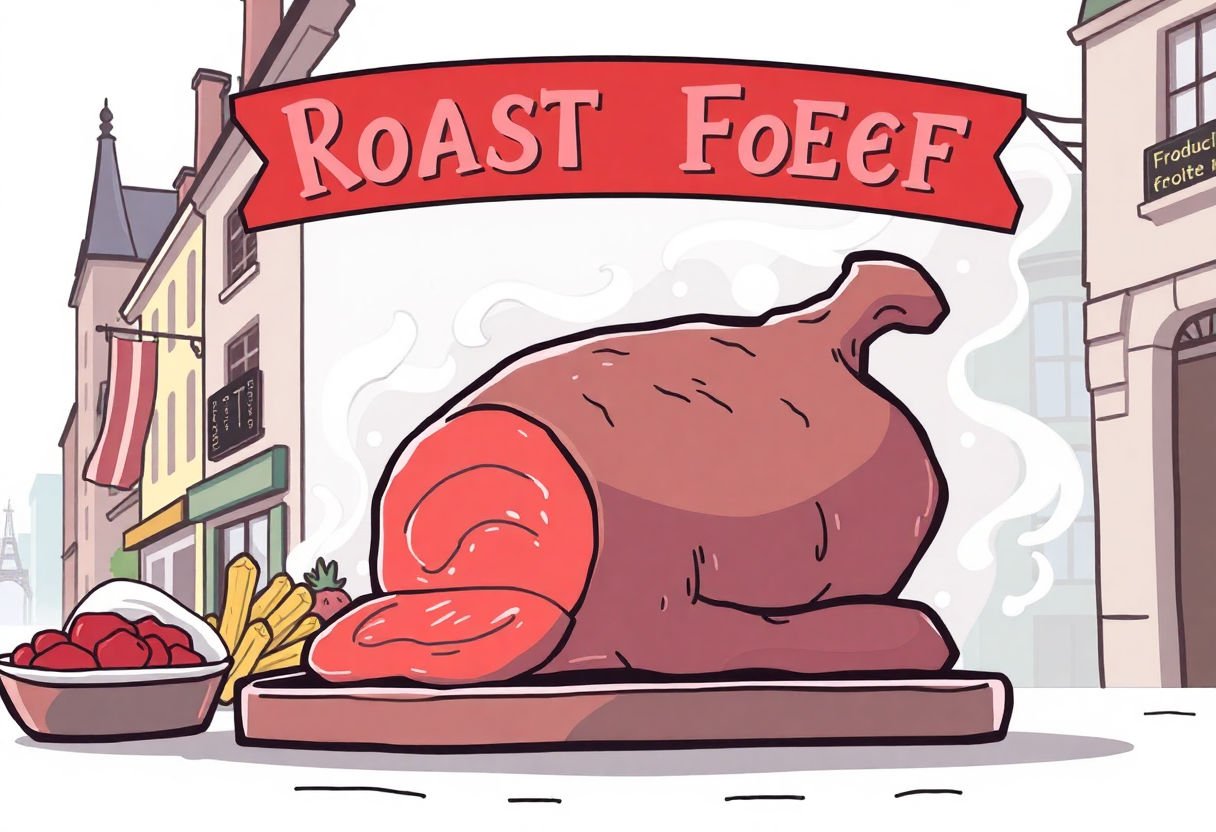 Ville française célèbre pour le rosbeef